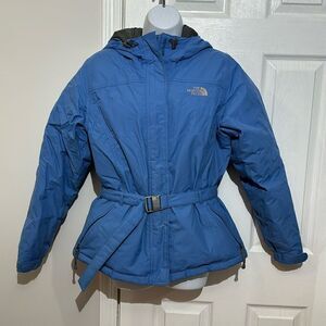 The North Face Puffer Jacket Goose Down Ski Parka Blue size M